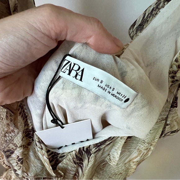 (SOLD) ZARA Animal Print Dress - Picture 12 of 12